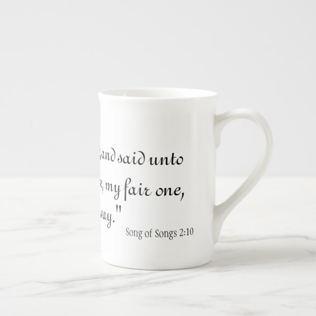 Song of Songs 2:10 Bone China Mug