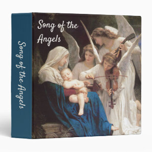 Song of the Angels (1881) by Bouguereau 3 Ring Binder