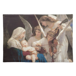 Song of the Angels (1881) by Bouguereau Cloth Placemat