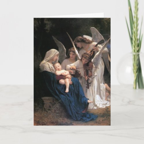Song of the Angels 1881 by Bouguereau Holiday Card