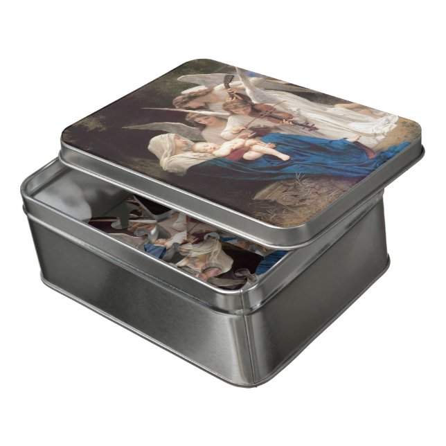 Song of the Angels (1881) by Bouguereau Jigsaw Puzzle (Lid Open)