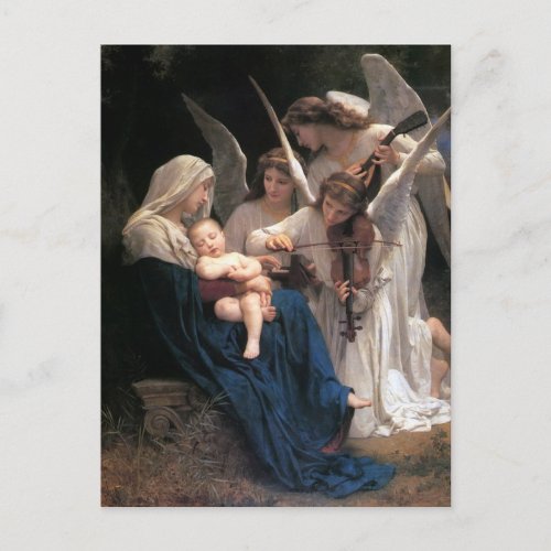 Song of the Angels 1881 by Bouguereau Postcard