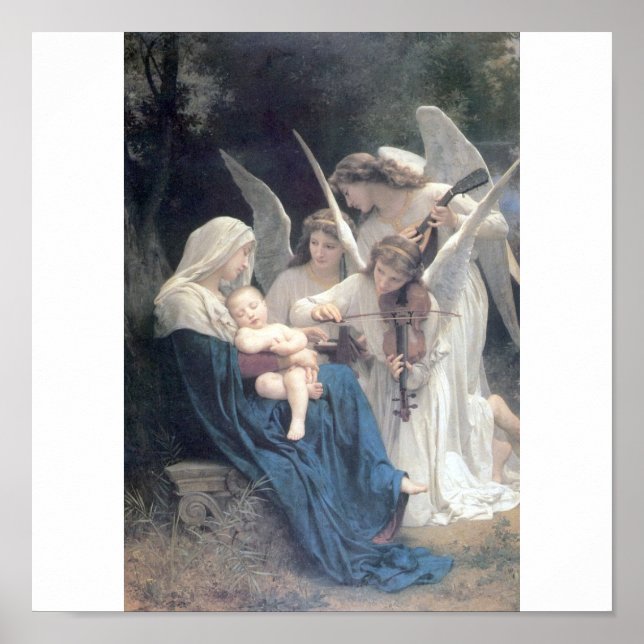 Song of the Angels Bouguereau fine art Poster (Front)