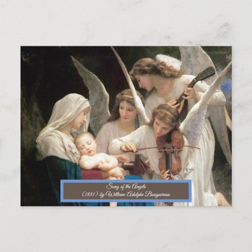 Song of the Angels Bouguereau Postcard