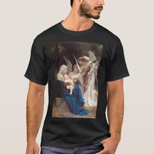 Song of the Angels by Bouguereau T_Shirt