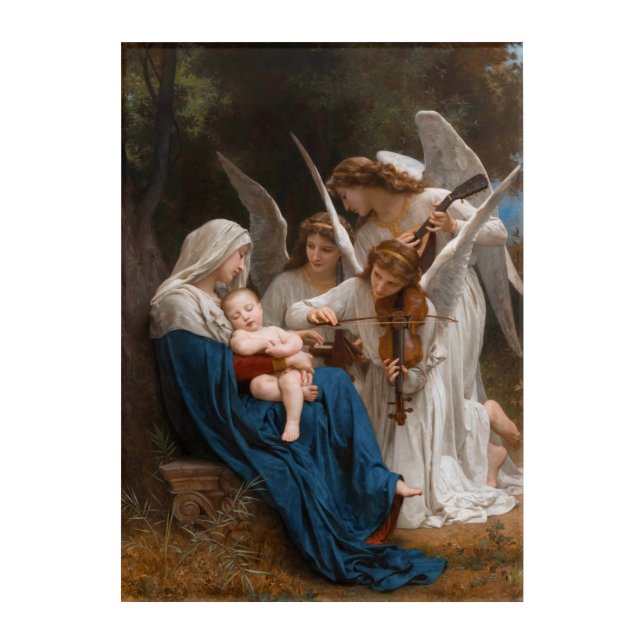 Song of the Angels by William-Adolphe Bouguereau Acrylic Print (Front)