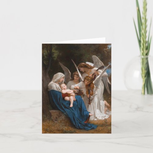 Song of the Angels by William_Adolphe Bouguereau B Thank You Card