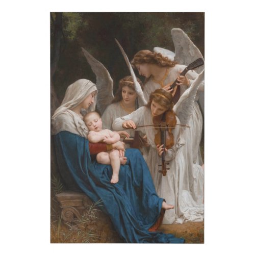 Song of the Angels by William_Adolphe Bouguereau Faux Canvas Print
