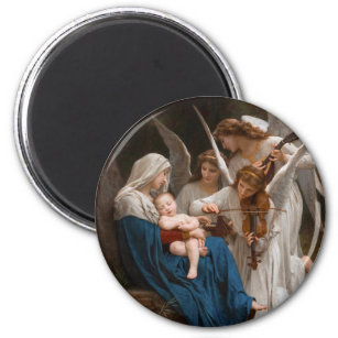 Song of the Angels by William-Adolphe Bouguereau Magnet