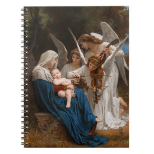 Song of the Angels by William-Adolphe Bouguereau Notebook