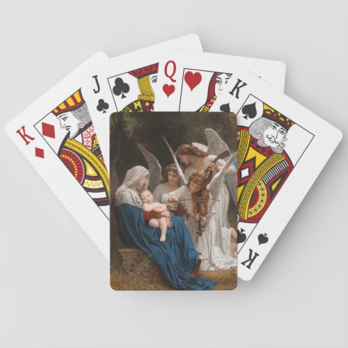 Song of the Angels by William_Adolphe Bouguereau Playing Cards