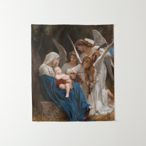Song of the Angels by William_Adolphe Bouguereau Tapestry