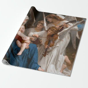 Song of the Angels by William-Adolphe Bouguereau Wrapping Paper