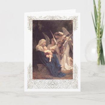 Song Of The Angels Card by Vintagearian at Zazzle
