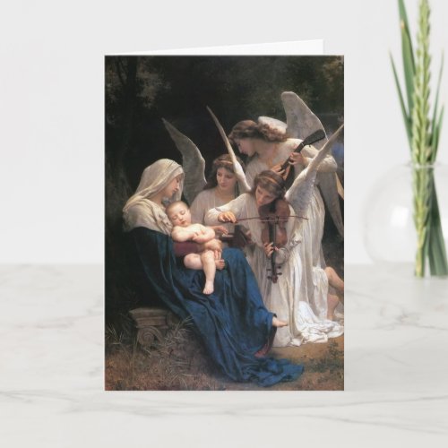 Song Of The Angels Christmas Greeting Card