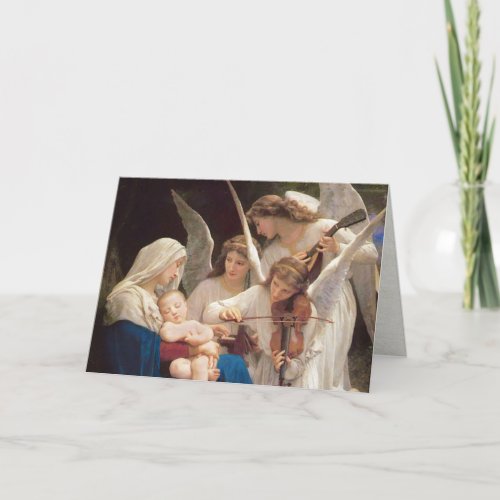Song of the Angels Christmas Holiday Card
