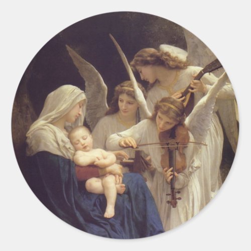 Song of the Angels Classic Round Sticker