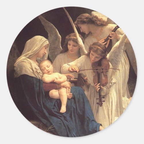 Song of the Angels Classic Round Sticker