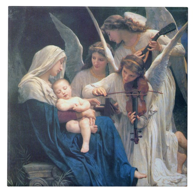 Song of the Angels Fine Art Ceramic Tile (Front)