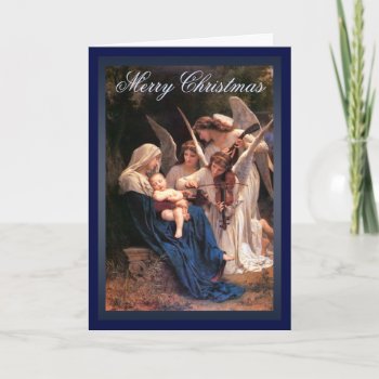 Song Of The Angels Fine Art Holiday Card by LeAnnS123 at Zazzle