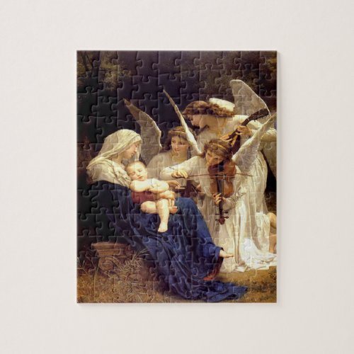 Song of the Angels Religious Blessed Mother Jigsaw Puzzle