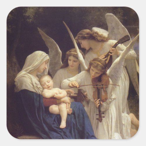 Song of the Angels Square Sticker