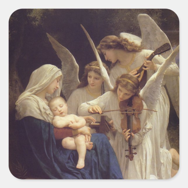 Song of the Angels Square Sticker (Front)