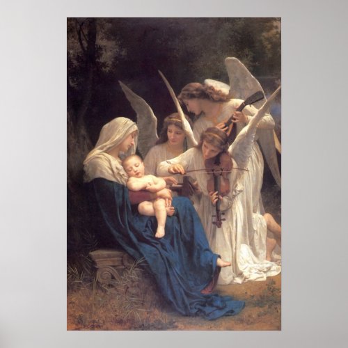 Song of the Angels Vintage Art Poster