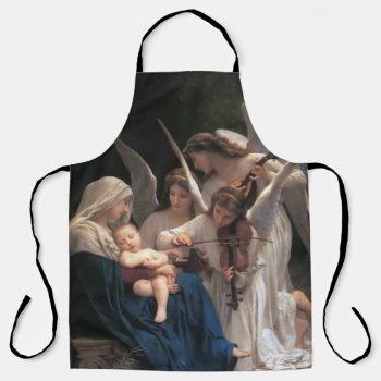 Song Of The Angels Vintage Madonna And Child Apron by encore_arts at Zazzle