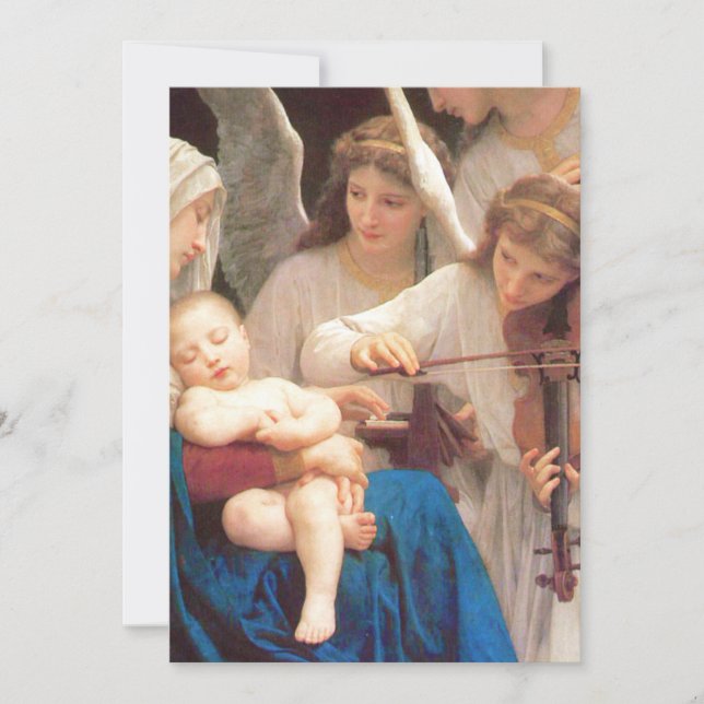 Song of the Angels - William-Adolphe Bouguereau Invitation (Front)