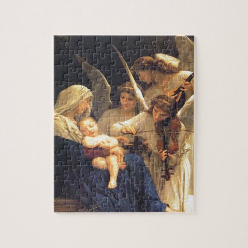 Song of the Angels William_Adolphe Bouguereau Jigsaw Puzzle