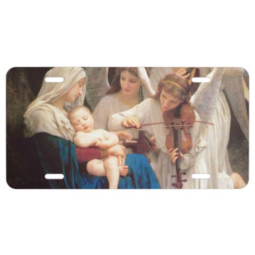 Song of the Angels _ William_Adolphe Bouguereau License Plate
