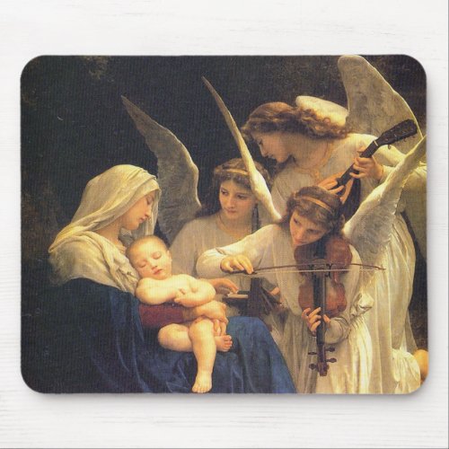Song of the Angels William_Adolphe Bouguereau Mouse Pad