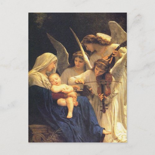 Song of the Angels William_Adolphe Bouguereau Postcard