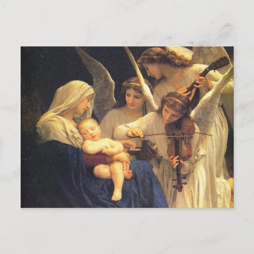 Song of the Angels William_Adolphe Bouguereau Postcard