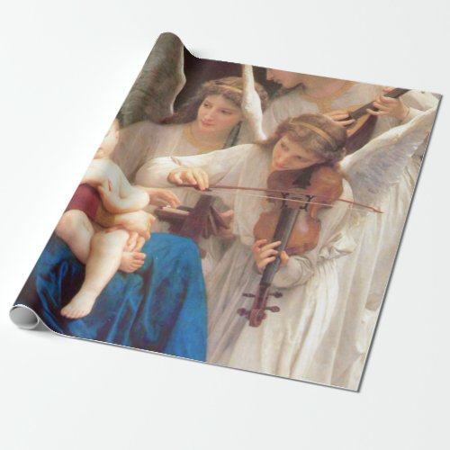Song of the Angels _ William_Adolphe Bouguereau Wrapping Paper