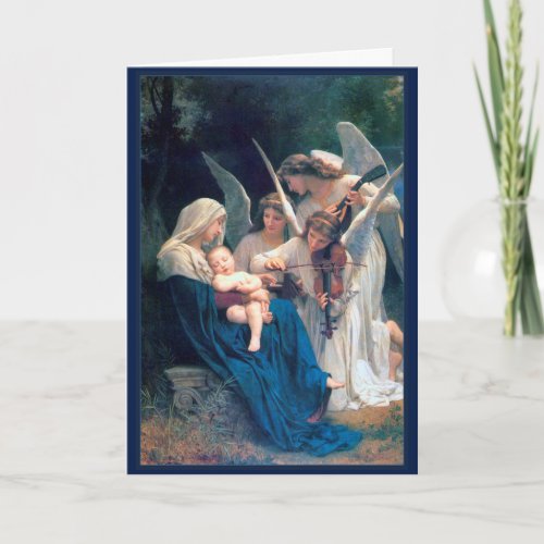 Song of the Angels William Bouguereau Fine Art Holiday Card