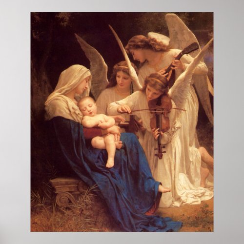 Song of the Angels William Bouguereau Fine Art Poster