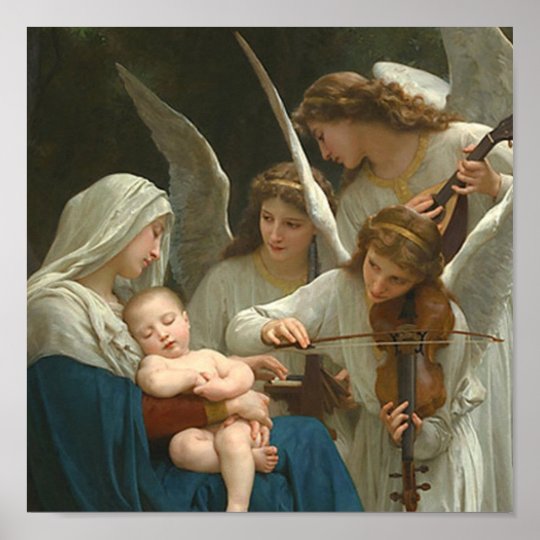 Song of the Angels William Bouguereau Poster