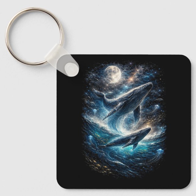 Song of the Cosmic Tide Keychain (Front)