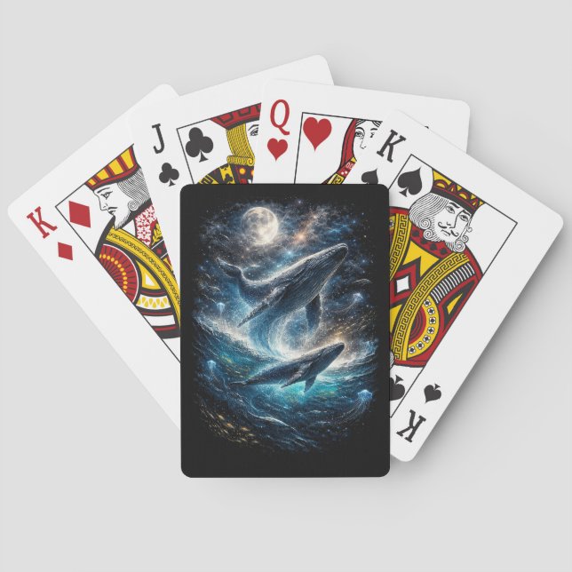 Song of the Cosmic Tide Poker Cards (Back)