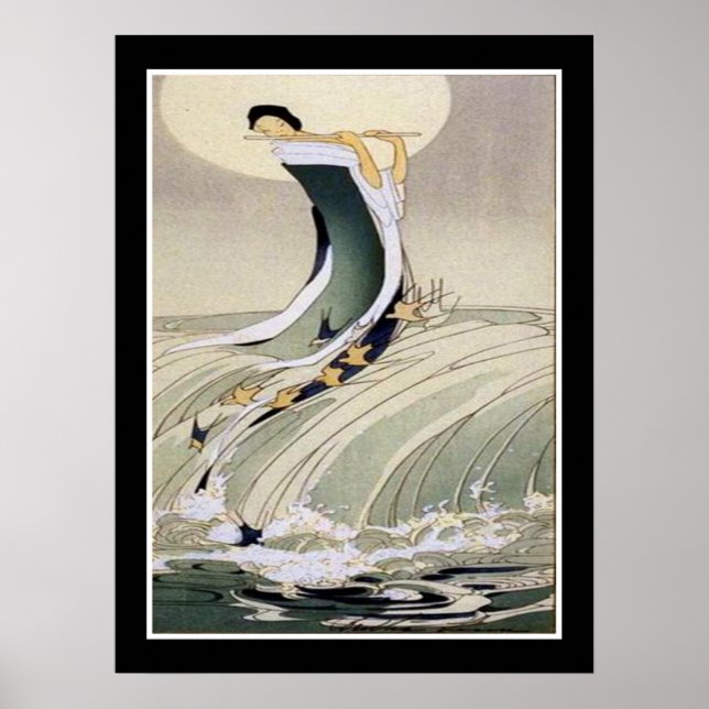 "Song of the Sea" Deco Print by Bertha Lum 18x24 (Front)