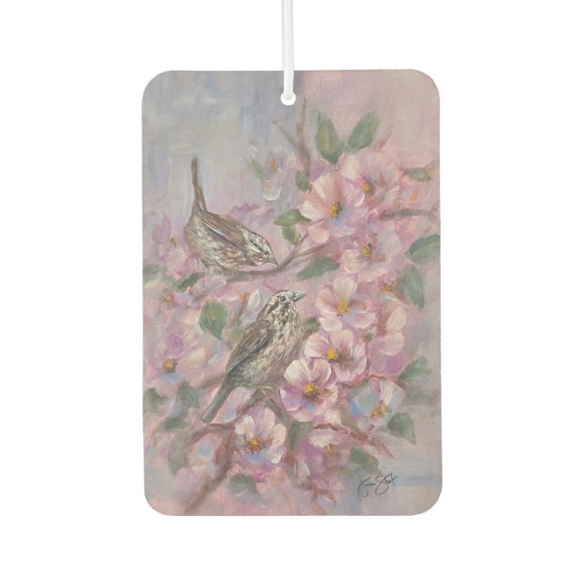 Song Sparrow Air Freshener (Front)