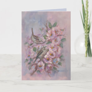 Song Sparrow Birthday/Thank You Card