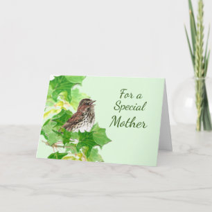 Song Sparrow Mother's Day Appreciation Card