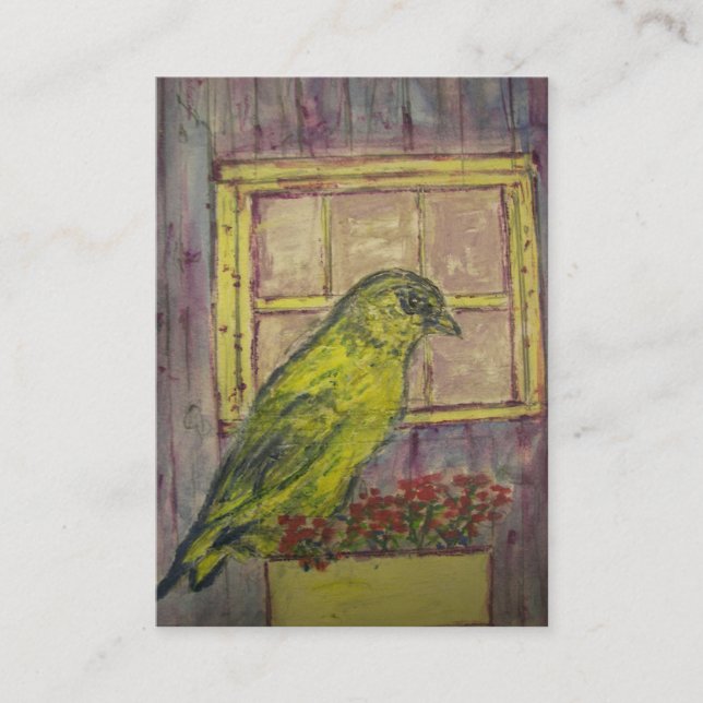 Songbird in Window Box Business Card (Front)