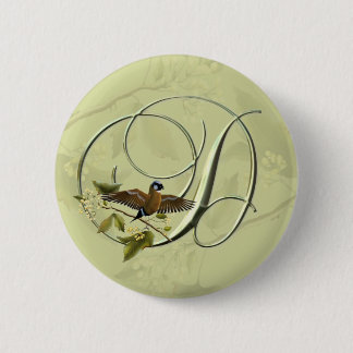 Songbird Initial D Pinback Button