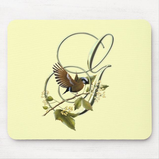 Songbird Initial G Mouse Pad (Front)