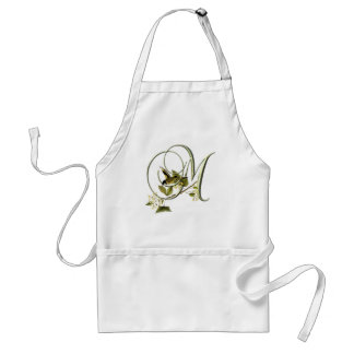 Songbird Initial M Adult Apron
