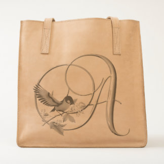 Songbird Monogram A Tote